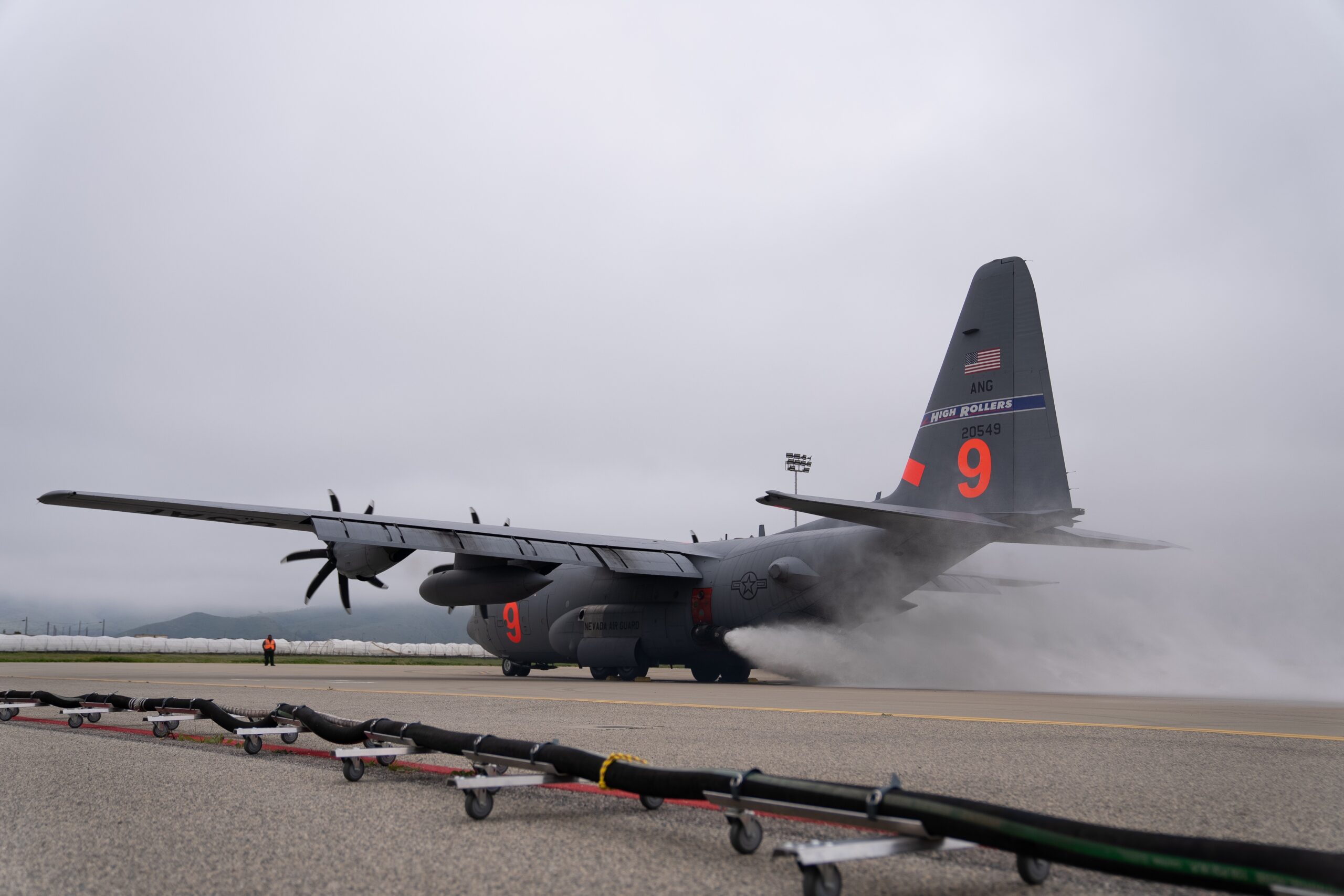 Aerial wildland fire training taking place this week at Channel Islands Air National Guard Station